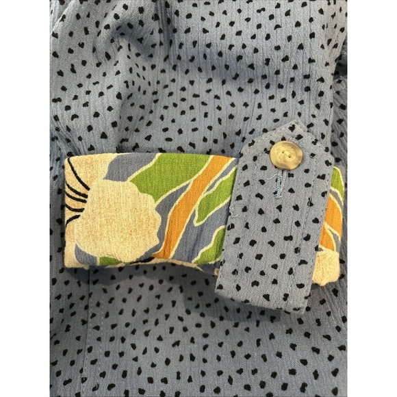 Vintage Chaus Women 2Pc Jacket & Skirt Floral Chip 100% Cotton Gauze Size 12 NOS - Picture 9 of 16